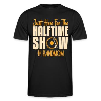 Drumline Juste là pour le spectacle de la mi-temps Batteur - T-shirt sport Homme - noir - Devant - AI Model Male 178 dark (178cm)