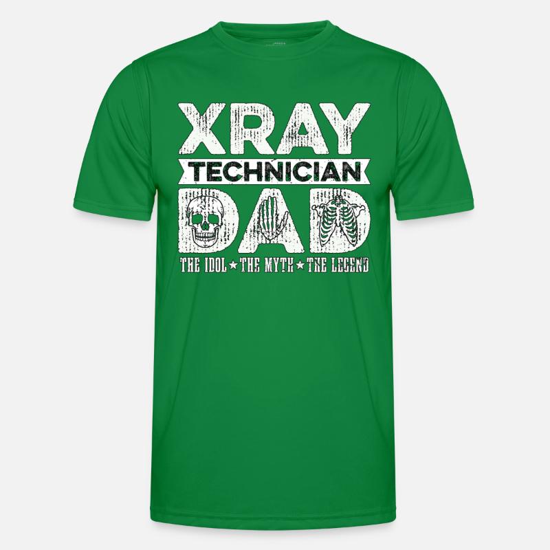 Xray Technician Dad The Idol Radiologist Xray Tech Men's Functional T-Shirt