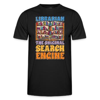 Librarian The Original Reading Teacher Librarians - Männer Funktions-T-Shirt - Schwarz - Vorne - AI Model Male 178 dark (178cm)