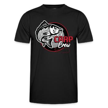 Carp Fishing Carp Crew Fishing Tournament Lover - Men's Functional T-Shirt - black - Front - AI Model Male 178 dark (178cm)
