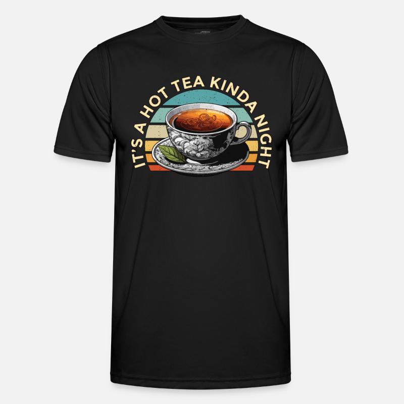 It's A Hot Tea Kinda Retro Tea Party Coffee Lover Männer Funktions-T-Shirt