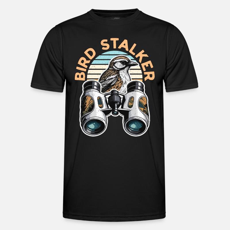 Birdwatching Bird Stalker Ornithology Birdwatcher Men's Functional T-Shirt