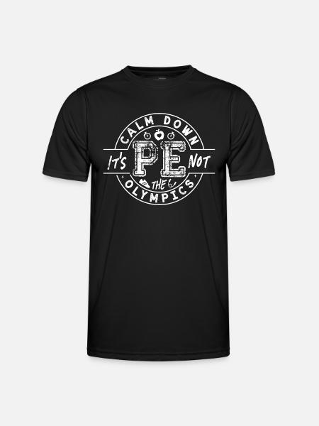 Éducateur en santé Calmez-vous, c’est P.E Health Care - T-shirt sport Homme - noir