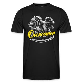 Health Coach Overcomer Gym Teacher Health Coaches - Men's Functional T-Shirt - black - Front - AI Model Male 178 dark (178cm)