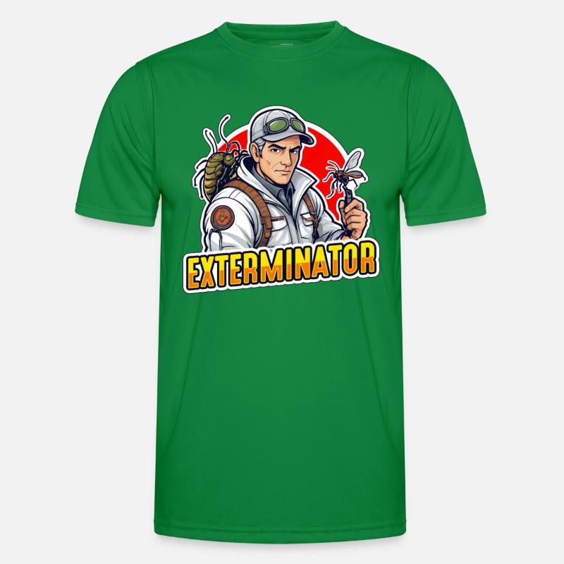 Pest Control Exterminator Pest Control Worker Männer Funktions-T-Shirt