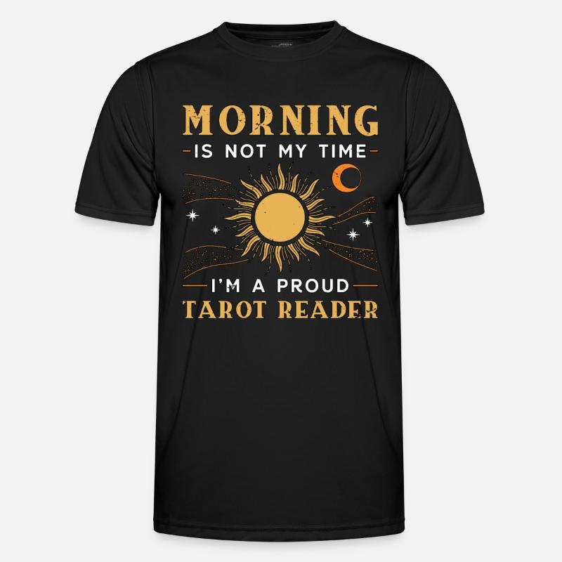 Tarot Reader Morning n’est pas mon heure Lecture de tarot T-shirt sport Homme