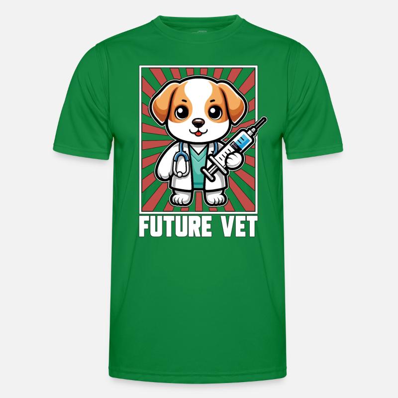Veterinary Medicine Future Vet Veterinary Practice Men's Functional T-Shirt