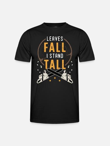 Trækirurg Blade Fald Jeg Stand Høj Træklatrer - Funktionsshirt til herrer - sort