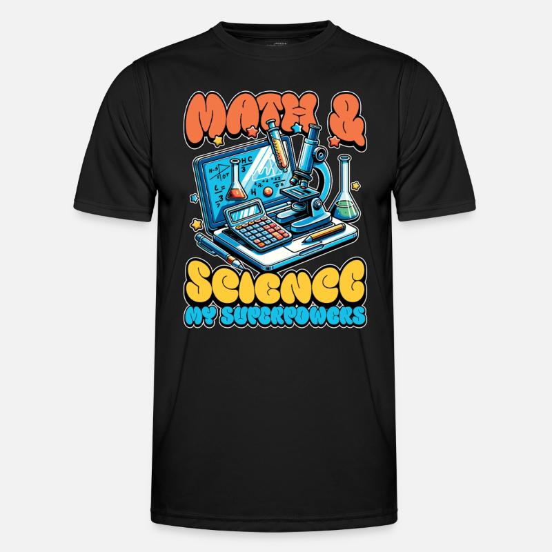 STEM Teacher Math + Science Data Analysis Educator Männer Funktions-T-Shirt