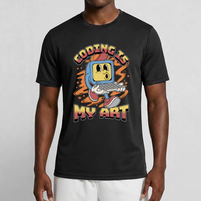 Le codage des codeurs est mon art Codeurs en génie logiciel T-shirt sport Homme