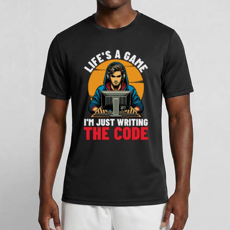 Coder Life’s A Game Je ne suis qu’un développeur Web Coders T-shirt sport Homme