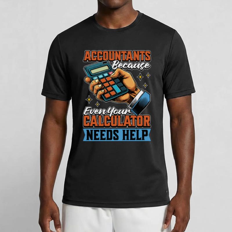 Comptables parce que même votre aide-comptable auditeur T-shirt sport Homme