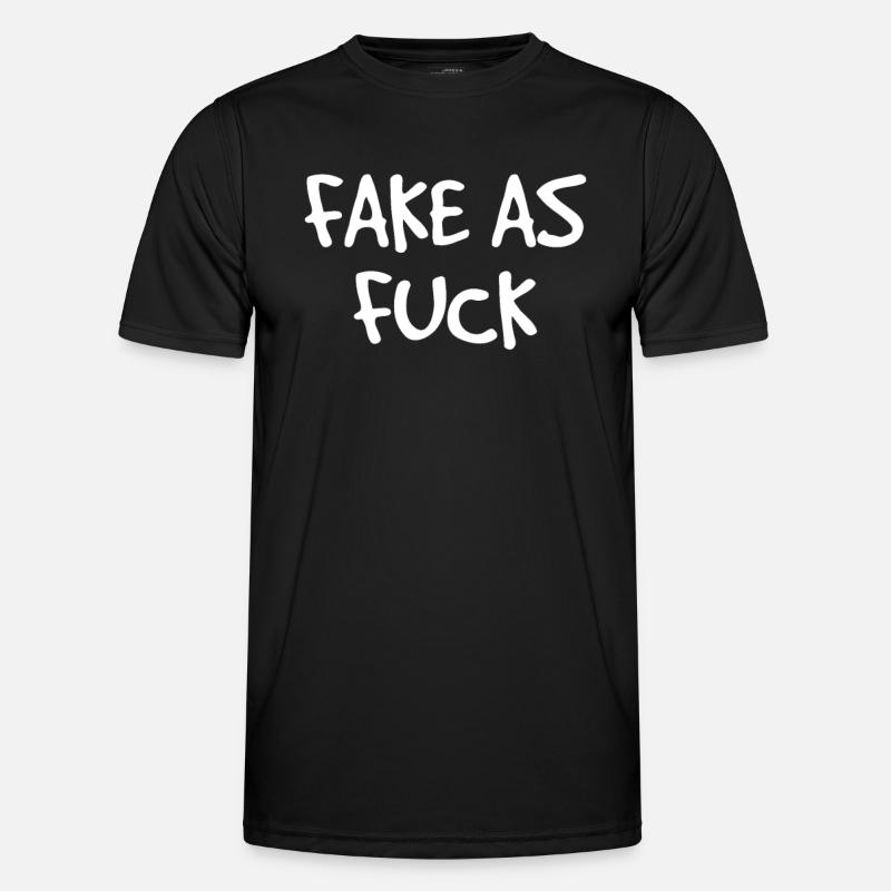 wrong like shit - Men's Functional T-Shirt - black