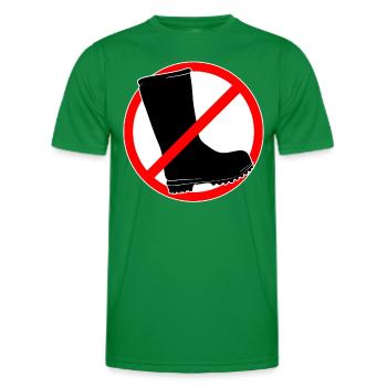 Rubber boots forbidden - gardening and gardening - Men's Functional T-Shirt - kelly green - Front - AI Model Male 178 dark (178cm)