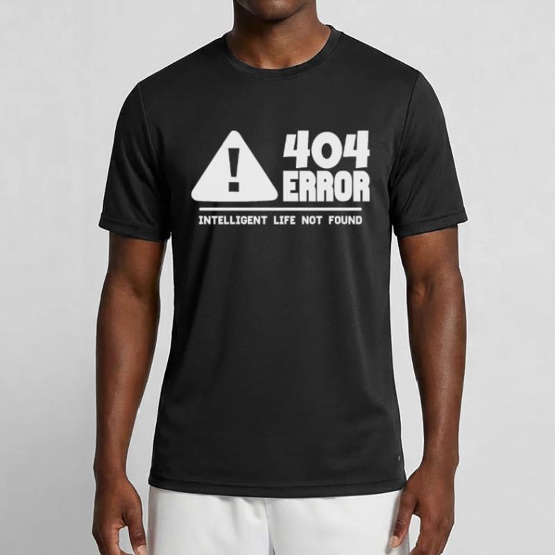 Computer and programmer geek. 404 Errors Men's Functional T-Shirt