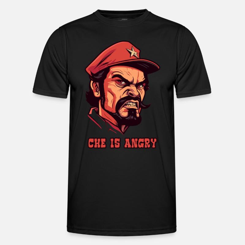 Che ist wütend Männer Funktions-T-Shirt