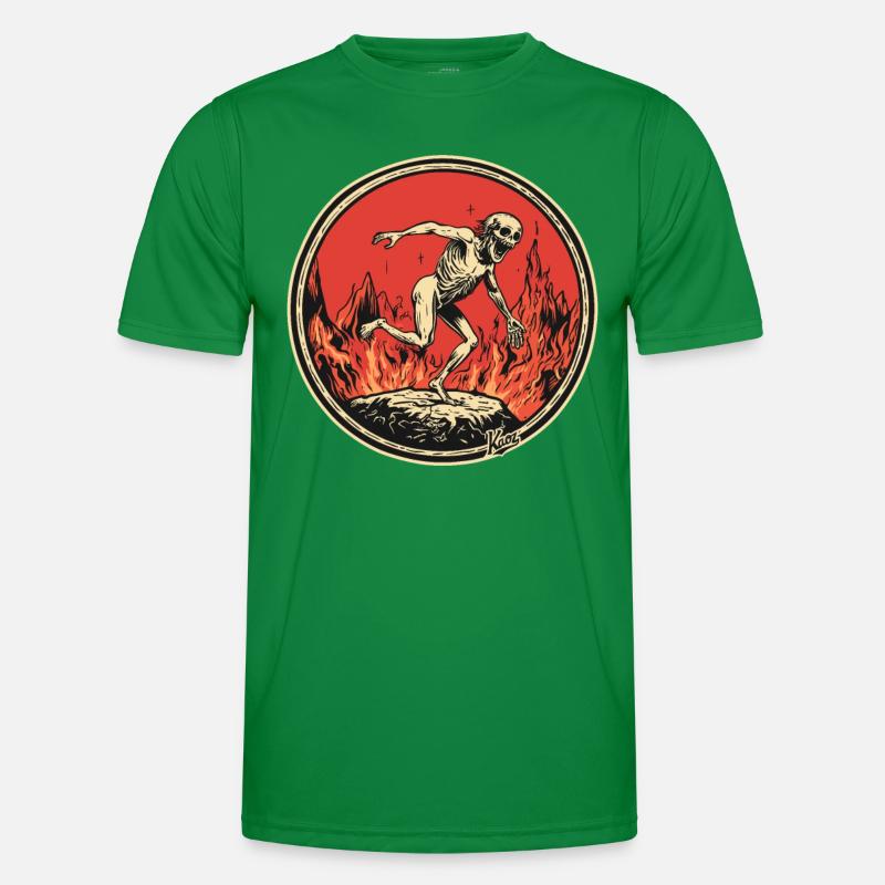 Sünder im Fegefeuer Männer Funktions-T-Shirt