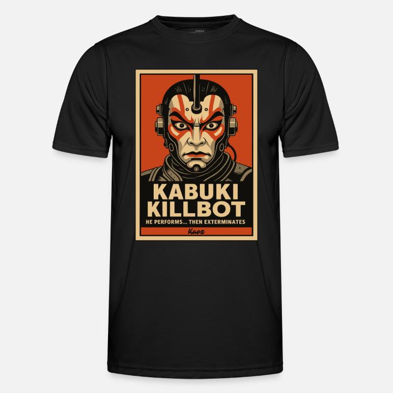 Kabuki Killbot – Theater trifft Sci-Fi Männer Funktions-T-Shirt