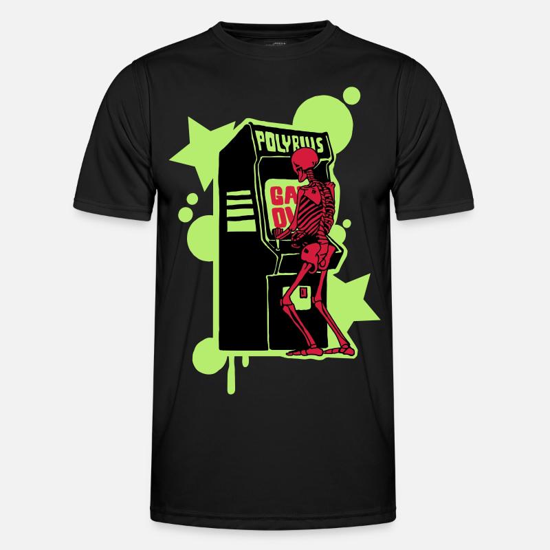 Hallo-Score - Männer Funktions-T-Shirt - Schwarz