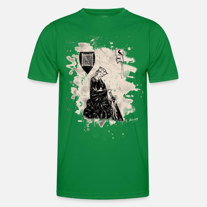 Walther von der Vogelweide - creme bleached Männer Funktions-T-Shirt