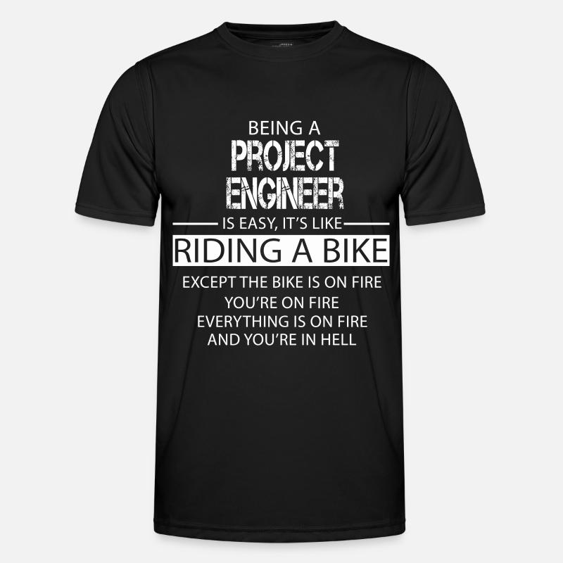 Project Engineer - Men's Functional T-Shirt - black