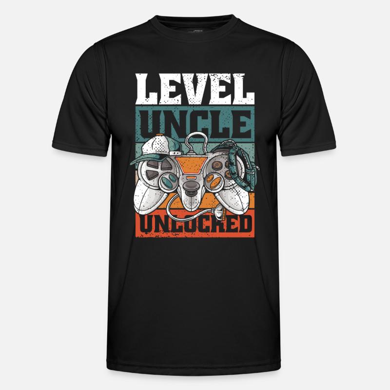 Uncle Fmie Great-Uncle Uncle - Men's Functional T-Shirt - black