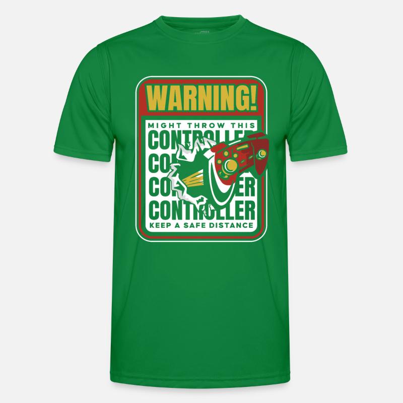 Gamer Gaming Video Games Console Controller Men's Functional T-Shirt