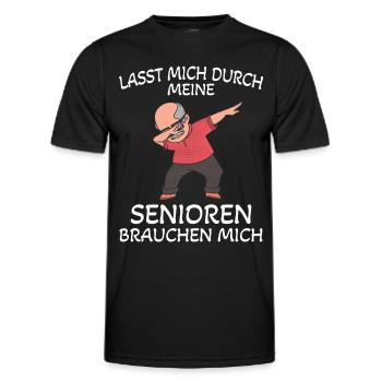 Altenpflege Altenpflegerin Pflegerin - Männer Funktions-T-Shirt - Schwarz - Vorne - AI Model Male 178 dark (178cm)