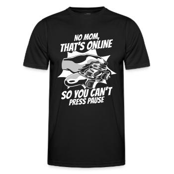 Gamer Gaming Video Games Console Controller - Men's Functional T-Shirt - black - Front - AI Model Male 178 dark (178cm)