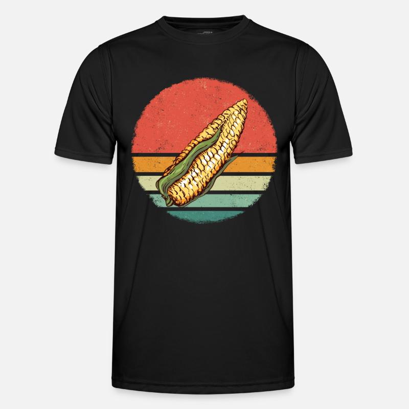 Mais Maiskolben Bauer Männer Funktions-T-Shirt