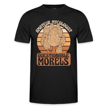 Champignons Champignons Champignon Champignon - T-shirt sport Homme - noir - Devant - AI Model Male 178 dark (178cm)
