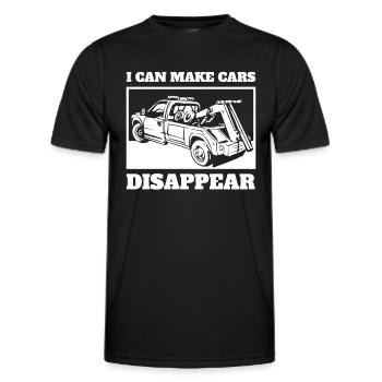 Dépanneuse Dépanneuse - T-shirt sport Homme - noir - Devant - AI Model Male 178 dark (178cm)