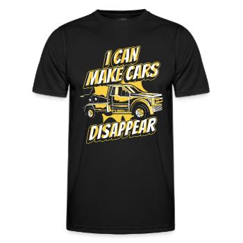 Dépanneuse Dépanneuse - T-shirt sport Homme - noir - Devant - AI Model Male 178 dark (178cm)