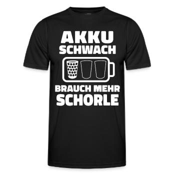 Pfalz Pfälzer Rheinland Pfalz - Männer Funktions-T-Shirt - Schwarz - Vorne - AI Model Male 178 dark (178cm)