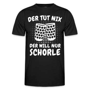 Pfalz Pfälzer Rheinland Pfalz - Männer Funktions-T-Shirt - Schwarz - Vorne - AI Model Male 178 dark (178cm)