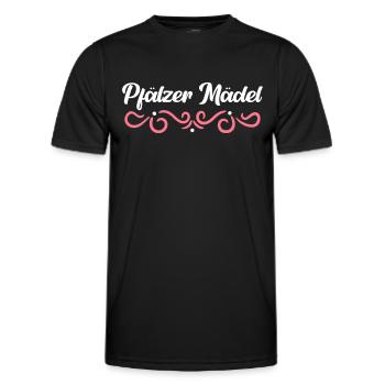 Pfalz Pfälzer Rheinland Pfalz - Männer Funktions-T-Shirt - Schwarz - Vorne - AI Model Male 178 dark (178cm)