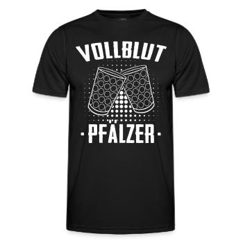 Pfalz Pfälzer Rheinland Pfalz - Männer Funktions-T-Shirt - Schwarz - Vorne - AI Model Male 178 dark (178cm)