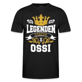 Allemagne de l’Est Ossi de l’Est RDA Patrie Bloc de l’Est - T-shirt sport Homme - noir - Devant - AI Model Male 178 dark (178cm)