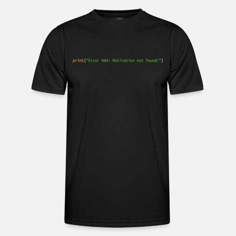 Programmierer Informatiker Nerd Softwareingenieur - Männer Funktions-T-Shirt - Schwarz