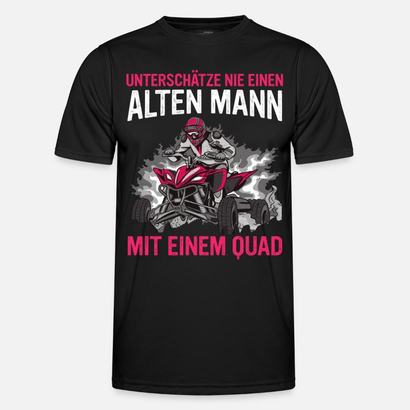 Quad Quadfahrer ATV Quad Männer Funktions-T-Shirt