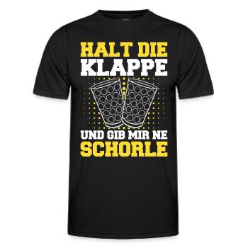 Pfalz Pfälzer Rheinland Pfalz Schorle - Männer Funktions-T-Shirt - Schwarz - Vorne - AI Model Male 178 dark (178cm)