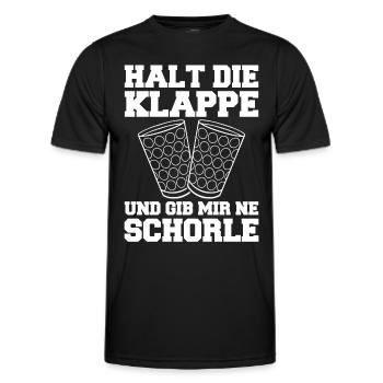 Pfalz Pfälzer Rheinland Pfalz Schorle - Männer Funktions-T-Shirt - Schwarz - Vorne - AI Model Male 178 dark (178cm)
