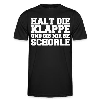 Pfalz Pfälzer Rheinland Pfalz Schorle - Männer Funktions-T-Shirt - Schwarz - Vorne - AI Model Male 178 dark (178cm)
