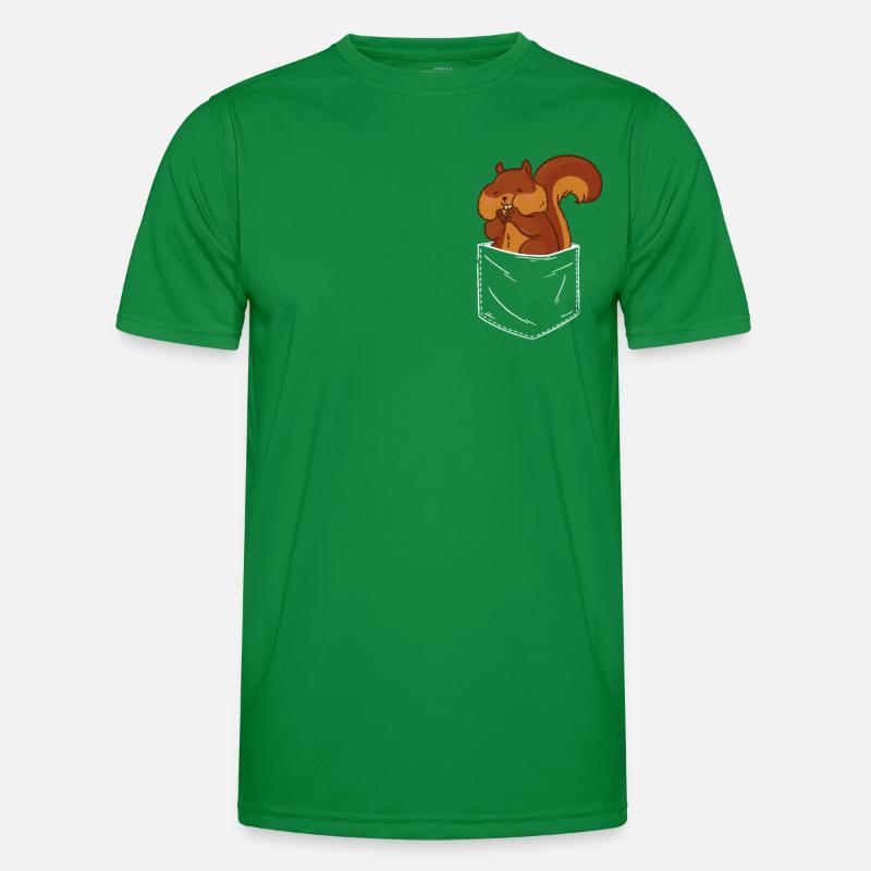 Écureuil arboricole Écureuil T-shirt sport Homme