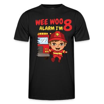 Geschenk 8 Jahre Geburtstagskind - Männer Funktions-T-Shirt - Schwarz - Vorne - AI Model Male 178 dark (178cm)