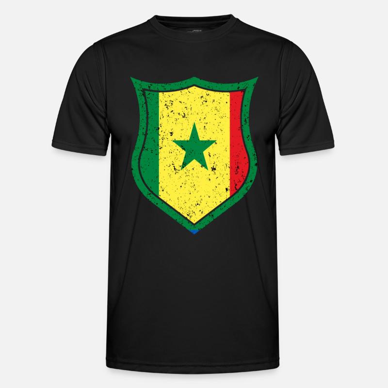 Senegal Männer Funktions-T-Shirt