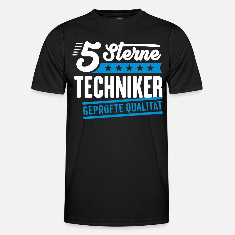 5Sterne Techniker Männer Funktions-T-Shirt