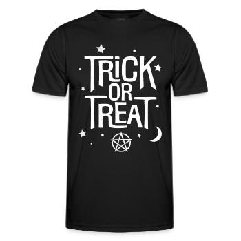 Trick or Treat - Men's Functional T-Shirt - black - Front - AI Model Male 178 dark (178cm)