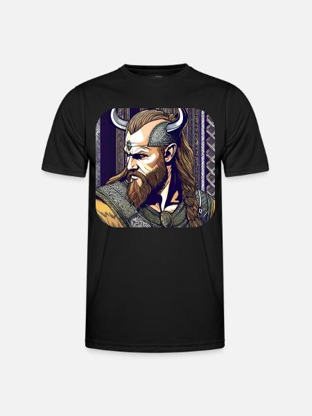 Proud Viking Warrior Germanic - Men's Functional T-Shirt - black