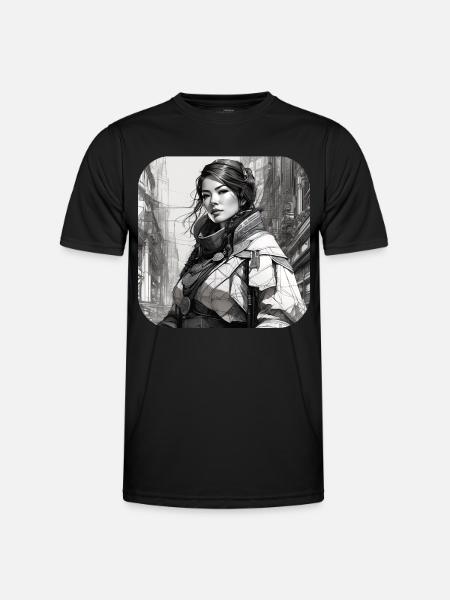 Fille fantastique cool - T-shirt sport Homme - noir